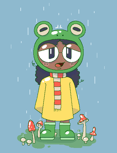 Frog girl