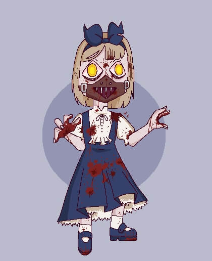 Creepy girl